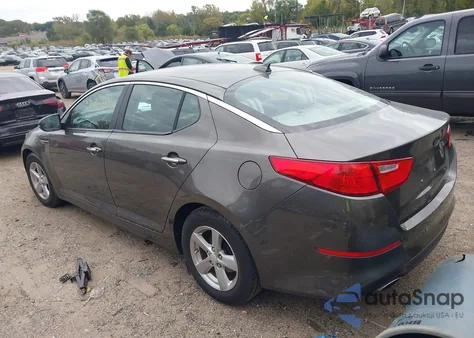 2015 Kia Optima Lx из США, поврежденный, VIN 5XXGM4A79FG401947